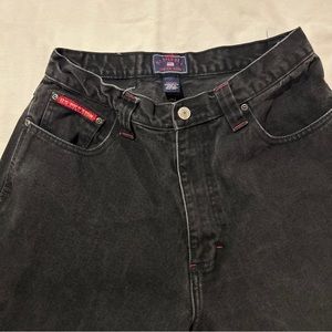 Mens Vintage U.S. Polo Assn black jeans, 32 x 30